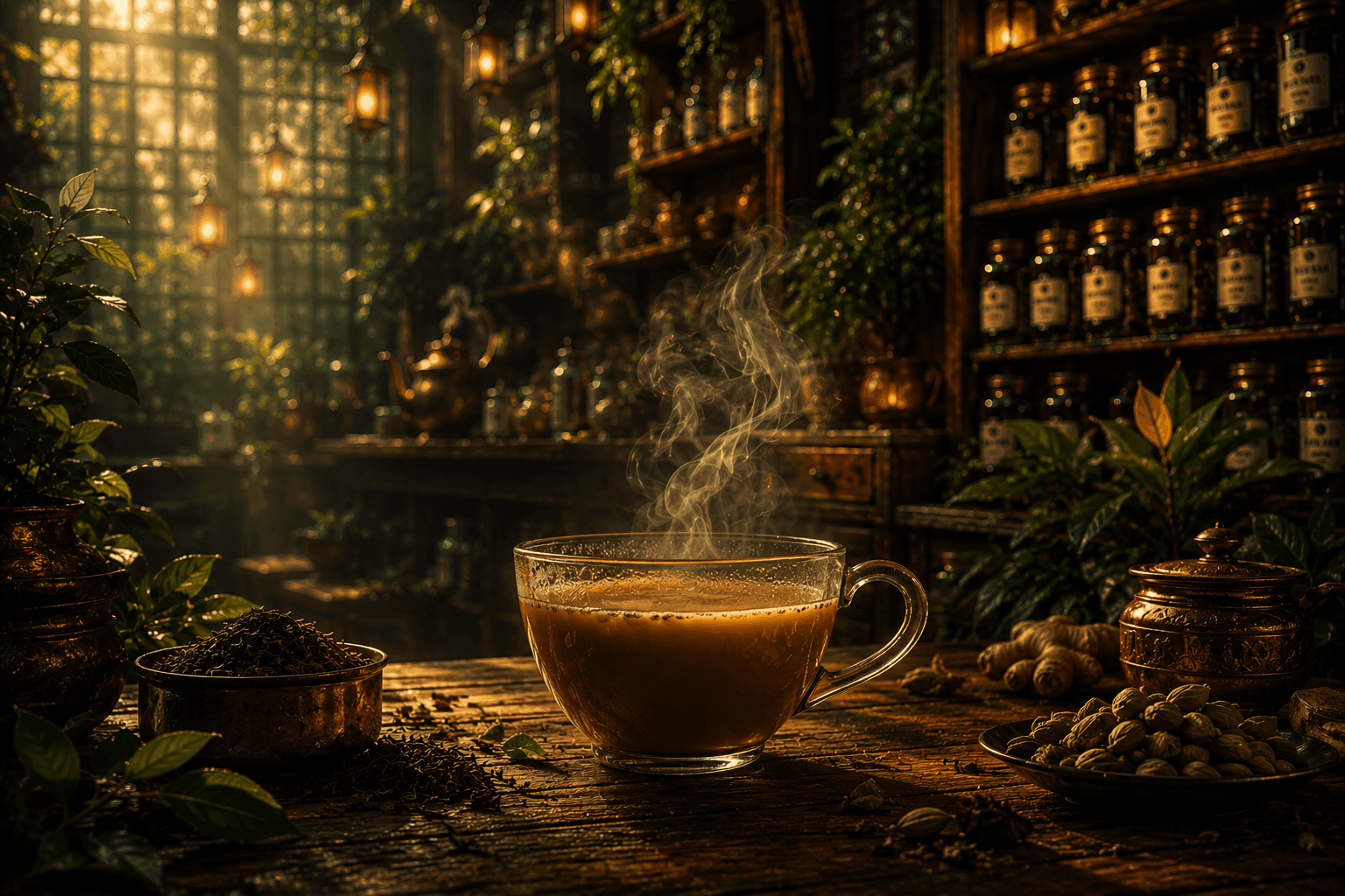 Divya Tea House — homepage hero